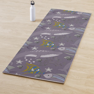 Muster der Wassertiere Meeresunterwasser 24 Yogamatte