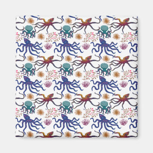Muster der Wassertiere Meeresunterwasser 27 Magnet