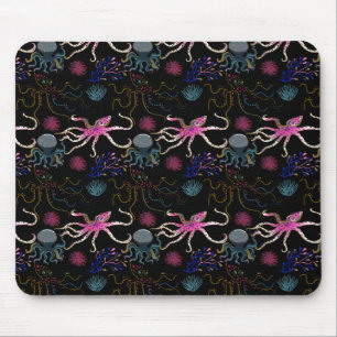 Muster der Wassertiere   Meeresunterwasser 28 Mousepad