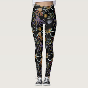 Muster der Wassertiere Meeresunterwasser 29 Leggings