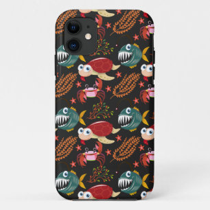 Muster der Wassertiere Meeresunterwasser 30 Case-Mate iPhone Hülle