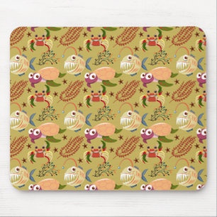 Muster der Wassertiere Meeresunterwasser 31 Mousepad