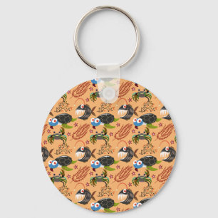 Muster der Wassertiere Meeresunterwasser 32 Schlüsselanhänger