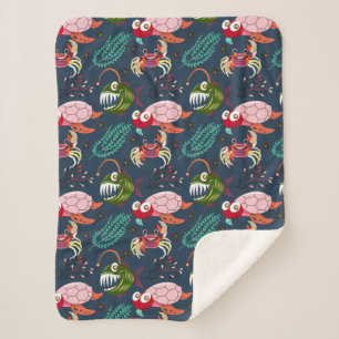 Muster der Wassertiere   Meeresunterwasser 34 Sherpadecke