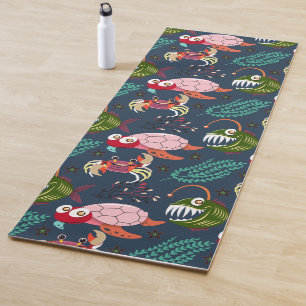 Muster der Wassertiere Meeresunterwasser 34 Yogamatte