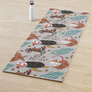 Muster der Wassertiere   Meeresunterwasser 37 Yogamatte