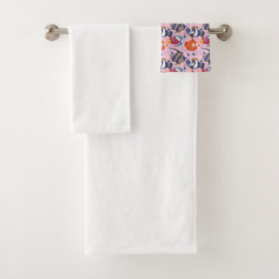 Muster der Wassertiere   Meeresunterwasser 39 Badhandtuch Set