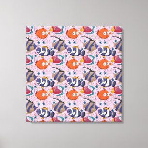 Muster der Wassertiere   Meeresunterwasser 39 Leinwanddruck