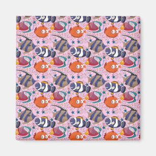 Muster der Wassertiere Meeresunterwasser 39 Magnet