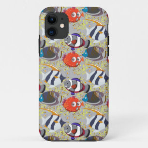Muster der Wassertiere Meeresunterwasser 40 Case-Mate iPhone Hülle