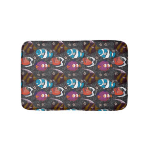 Muster der Wassertiere   Meeresunterwasser 43 Badematte