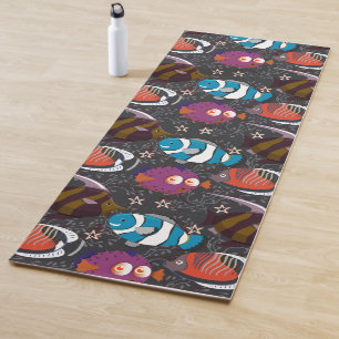 Muster der Wassertiere Meeresunterwasser 43 Yogamatte