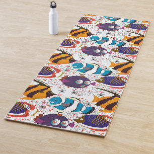 Muster der Wassertiere Meeresunterwasser 44 Yogamatte