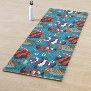Muster der Wassertiere Meeresunterwasser 45 Yogamatte