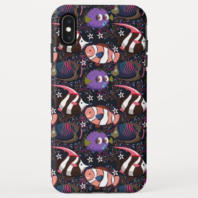 Muster der Wassertiere | Meeresunterwasser 47 Case-Mate iPhone Hülle (Rückseite)