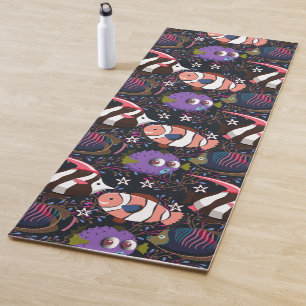 Muster der Wassertiere Meeresunterwasser 47 Yogamatte