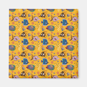 Muster der Wassertiere Meeresunterwasser 6 Magnet