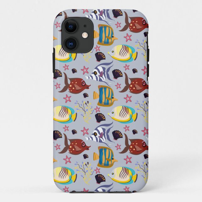 Muster der Wassertiere | Unterwasserleben im Meer  Case-Mate iPhone Hülle (Rückseite)