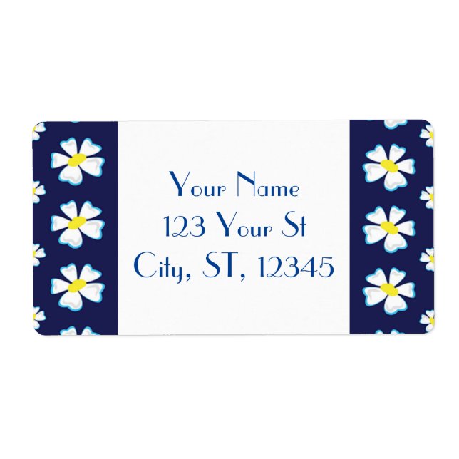 Muster der weißen Blume Thunder_Cove (Vorne)