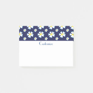 Muster der weißen Blume Thunder_Cove Post-it Klebezettel