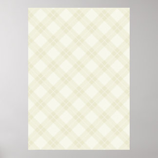 Muster der weißen Raute Poster