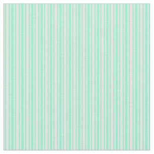 Muster der weißen und Aquamarine mit farbigen Lini Stoff