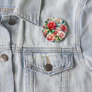 Muster der Whimsikschen Rose Button