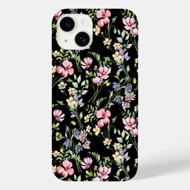 Muster der Wildblumen Case-Mate iPhone Hülle (Rückseite)