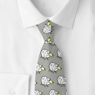 Muster der Wollschäfenkonstruktion Krawatte