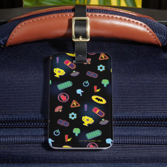 Muster des Batwheels™-Symbol Gepäckanhänger (Vorderseite Insitu 2)