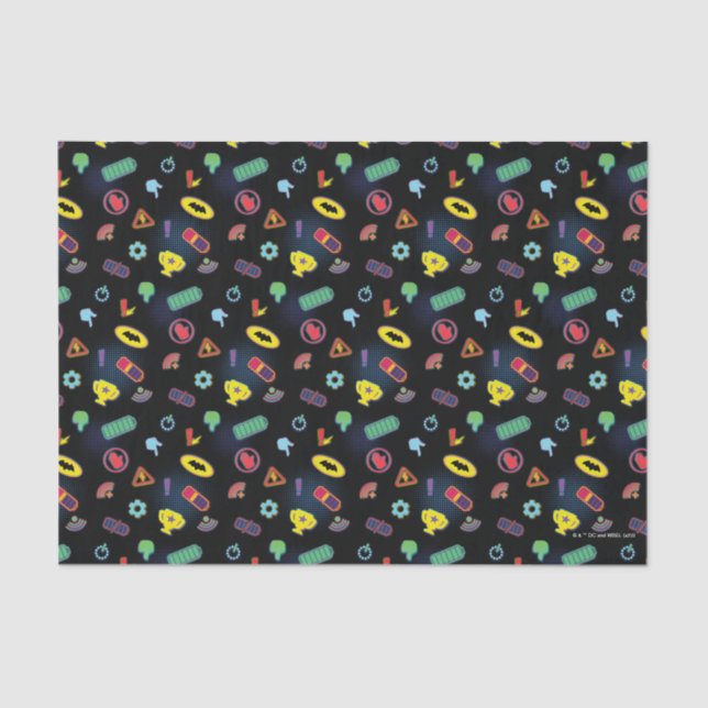 Muster des Batwheels™-Symbol Seidenpapier (Vorderseite)