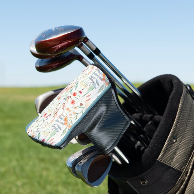 Muster des Blumengartens Golf Headcover (In Situ)