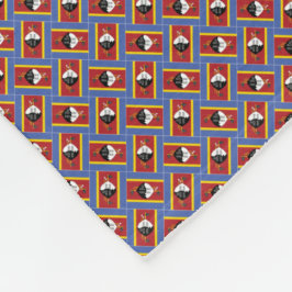 Muster des Eswatini-Flaggenmusters Fleecedecke