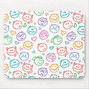 Muster des Lächelns Mousepad