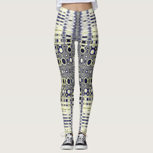 Muster des optischen Illusion-Fraktals Leggings