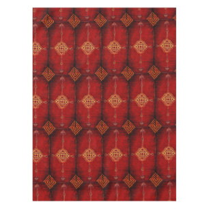 Muster des persischen Teppichs im Rot Tischdecke