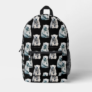 Muster des Polarbärs Bedruckter Rucksack