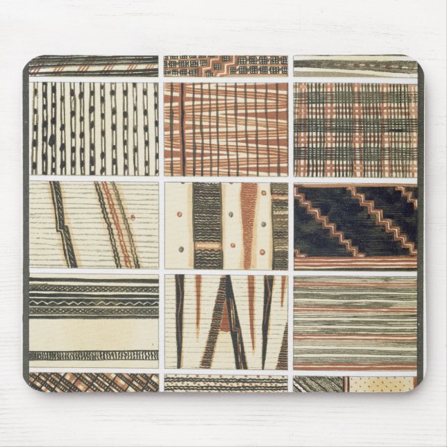 Muster des polynesischen Tapa vom Koch Mousepad (Vorne)