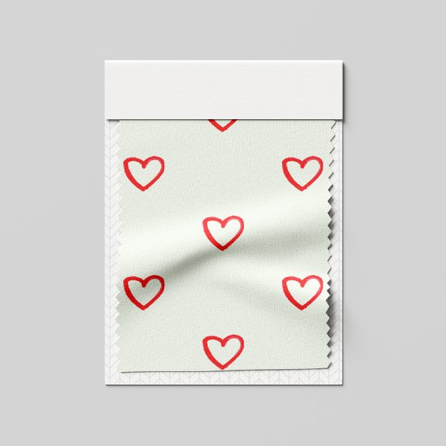 Muster des roten Herzens, Niedlich, Liebe Stoff (Von Creator hochgeladen)