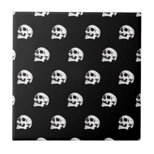 Muster des Schädelknochens II Fliese