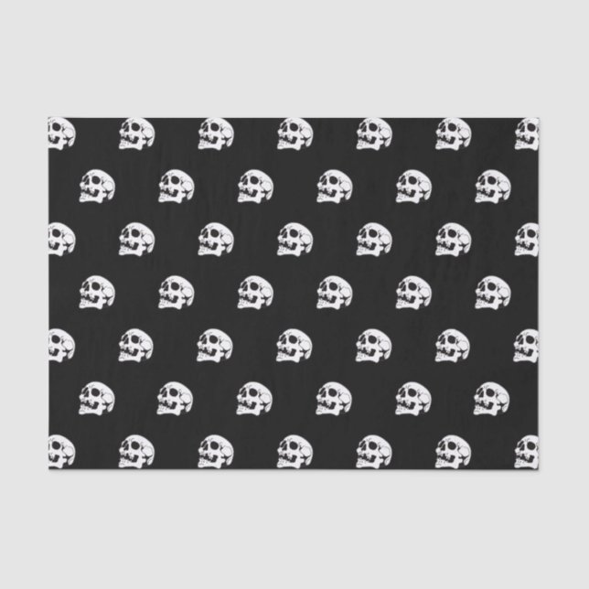 Muster des Schädelknochens II Seidenpapier (Vorderseite)