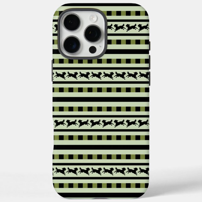 Muster des spielerischen Hundes Case-Mate iPhone Hülle (Rückseite)