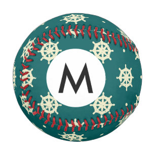 Muster des Vintagen Schiffskörpers Baseball