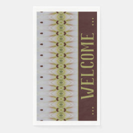 Muster-Design mit kaltem Grün Serviette