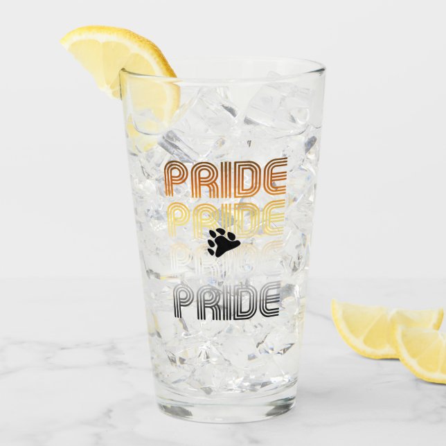 Muster-Designbuchstaben für Bärenpaw Glas (Vorderseite Ice)