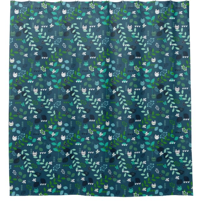 Muster Duschvorhang (Vorderseite)