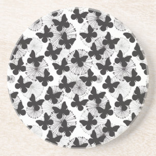 Muster eines Schmetterlinges Untersetzer