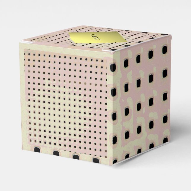 Muster eines Sitzes Geschenkschachtel (Vorderseite)