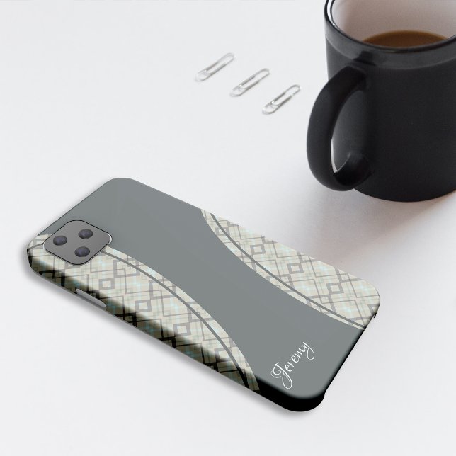 Muster Fabric Kariert iPhone Case (Von Creator hochgeladen)