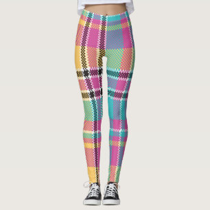 Muster farbenfroh Stilvolles Design Geometric Vint Leggings
